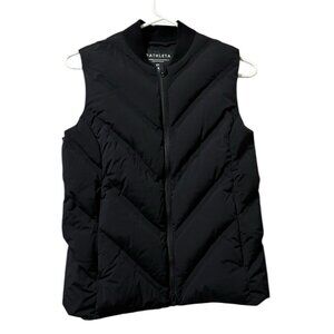 Athleta Inlet Vest Goose Down Black Size XS Preppy Athleisure Athletic‎ Puffer